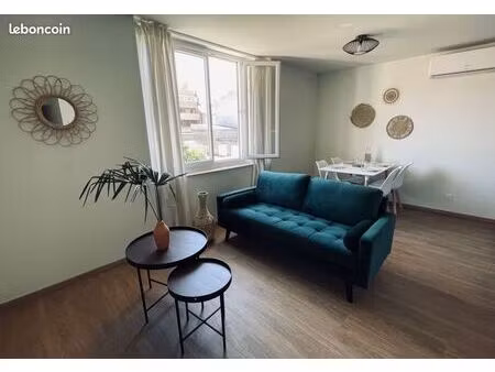 appartement t2 meublé / central / clim