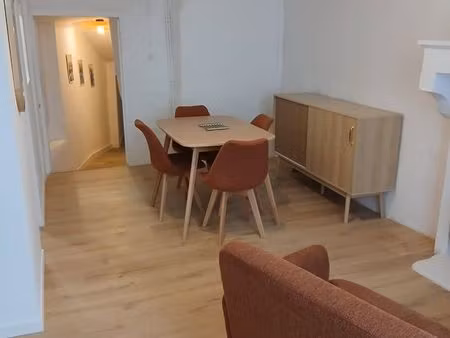 appartement f3 + cave meublé rénové