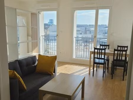 t1 bis meublé lumineux – 35m² neuf – saint-ouen (ligne 14  rer c)