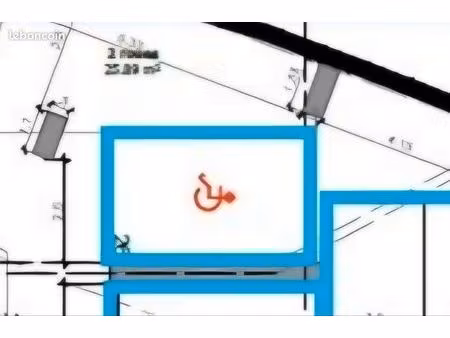 rare : dans résidence récente  un grand parking pmr de 17m2 autorisation de boxage  stocka
