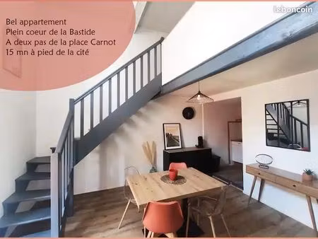 appartement t2 bis au cœur du centre ville ideal investisseur