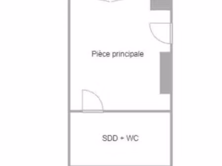 studio 1 pièce 11 m²
