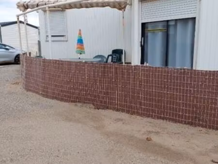 terrain avec mobil hom