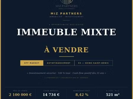 immeuble 20 pièces 521 m²