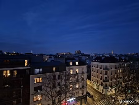 magnifique t2 de 48 m² à boulogne nord rénové   situé au 7ème étage avec ascenseur dans un
