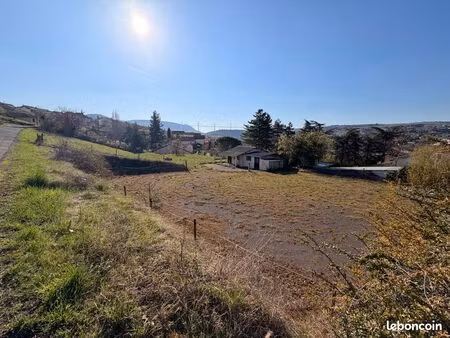 terrain constructible 2655 m² (zone u) – vue viaduc – millau/creissels