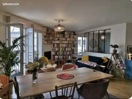 3 pièces - 67 m2 - clichy 92110 centre-ville