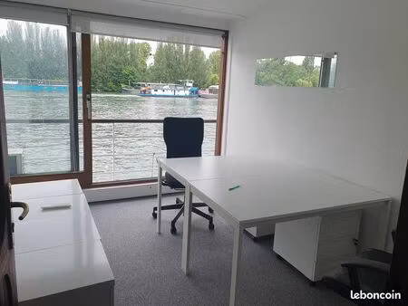 bureaux à louer sur une péniche à suresnes