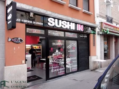 fonds de commerce restauration rapide 20 m²