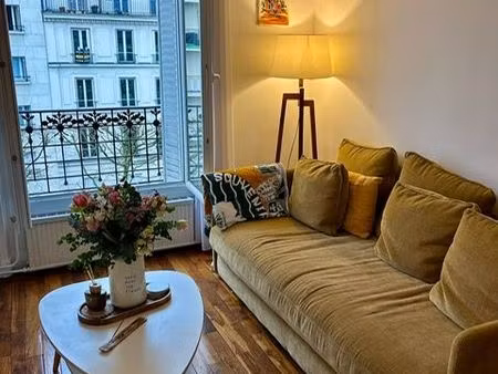 coup de cœur – 3 pièces meublé 49 m² à charenton  au pied du métro liberté & rue commerçan