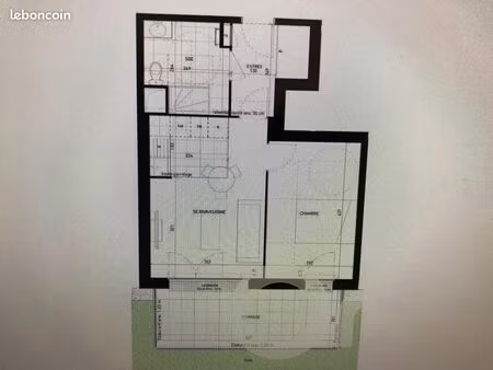 appartement 2 pièces 41m2