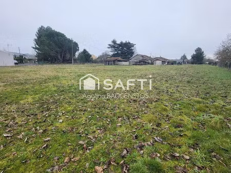 vente terrain 1660 m² à saint-maixant (33490)  95 000 €