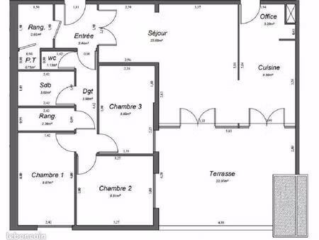 appartement t4 meublé