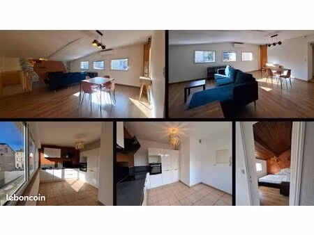 t3 meublé 115m² . lumineux  rénové et prêt à vivre . environnement calme . graulhet (81300