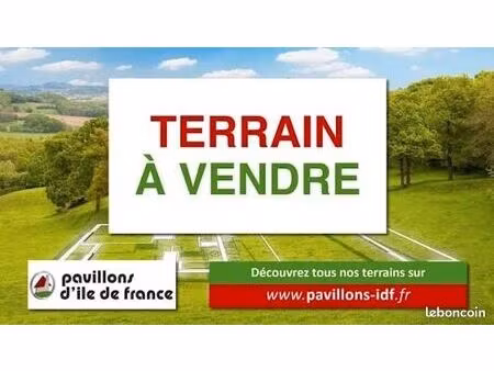rare – terrain constructible 200 m² – bezons centre  au calme