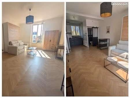 studio meublé entièrement rénové  exposé plein sud