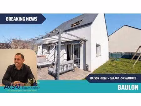 vente maison à baulon (35580) : à vendre / 112m² baulon