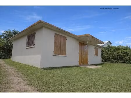 maison t4/5 de plain pied à vendre sur la rivière saint louis 97421