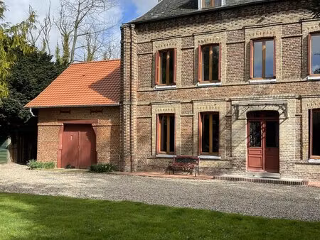 maison de caractère en bord de rivière- longueville sur scie-s