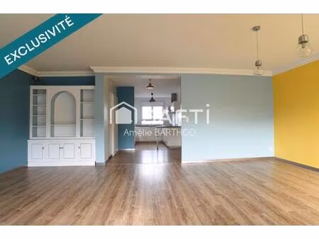 appartement 87m2 avec cave et garage proche centre ville