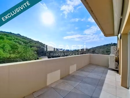 élégant t4 81m²  traversant grande terrasse garage