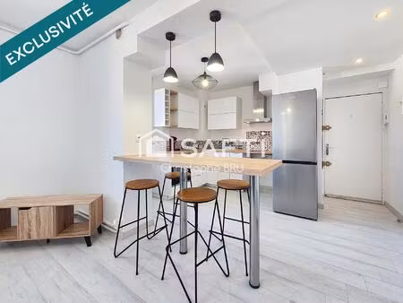 toulouse 31500 – t3 dernier étage entièrement rénové