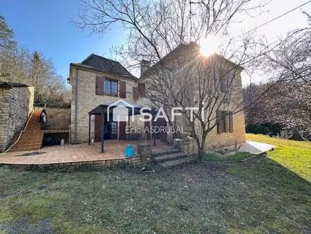 ancien moulin avec piscine- 24250 veyrines de domme