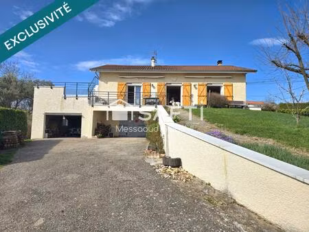 sonnay (38150) – maison 100 m² – piscine – vue panoramique