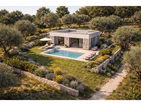 terrain constructible pour villa avec piscine - aix ouest quartier saint anne