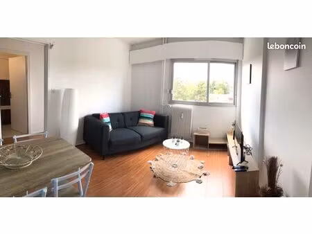 f2 meublé 37 m² dans résidence de standing piscine / tennis – garage + cave