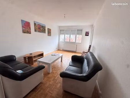 appartement t3 meublé lumineux – résidence calme – pont-évêque