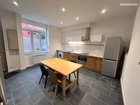 lille fives (métro/mairie) - maison de courée meublée