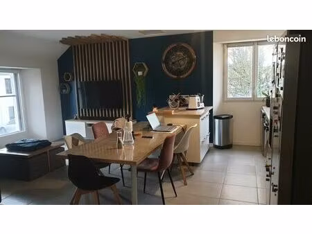 appartement t3 63 m² - centre romille