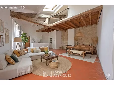 appartement de caractère avec vue imprenable sur nîmes