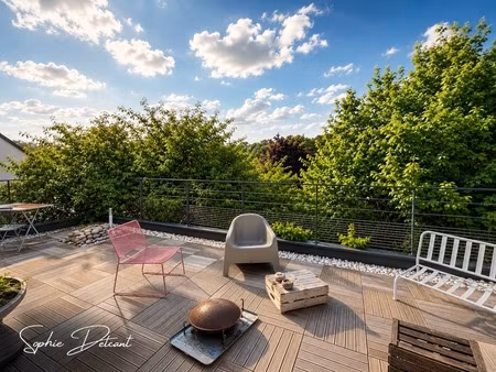 vue dégagée et grande terrasse – maison familiale à 15 min de tours nord