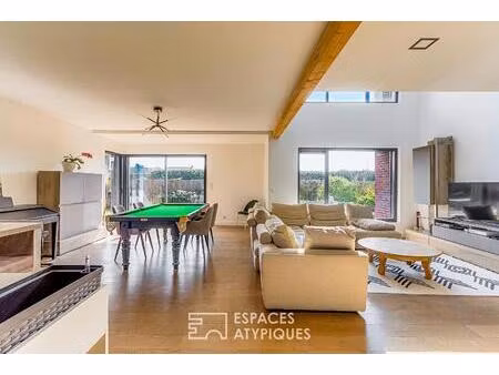 maison cubique bioclimatique d'architecte