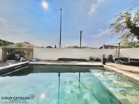 a vendre - thuir villa 4 faces plain-pied piscine