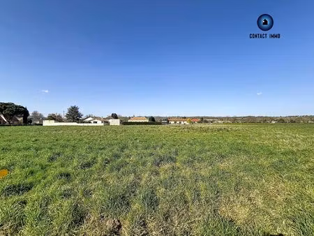 terrain plat 3102m2- est/ouest- proche commerces