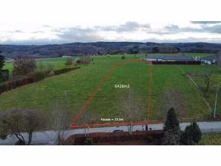 dernier terrain à bâtir de 6428m² à awan (aywaille)