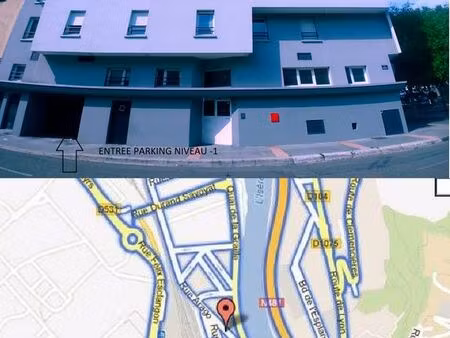 place de parking sous terrain sécurisée grenoble