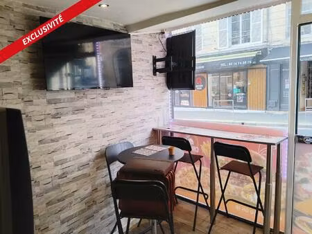 fonds de commerce pizzas – burgers à vendre à caen  idéal pour développer une activité de 