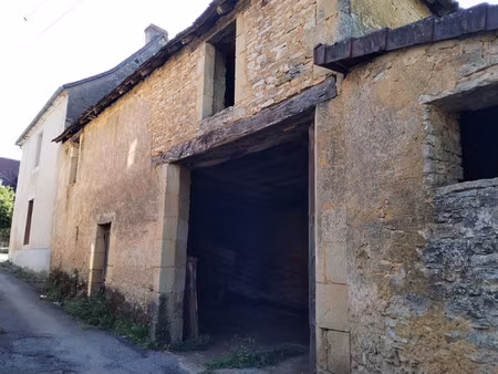 ensemble immobilier de caractère – maison + grange en pierre