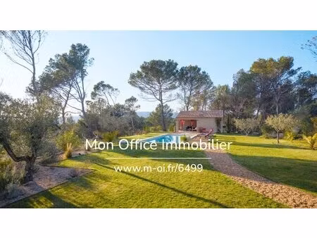 référence : 6499-ngu - maison 5 pièces - vue exceptionnelle - piscine - à deux pas du vill