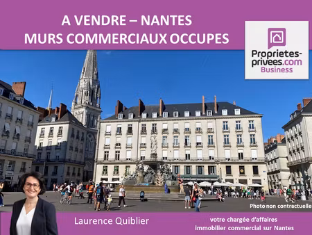 44000 nantes - murs commerciaux occupes  grande vitrine
