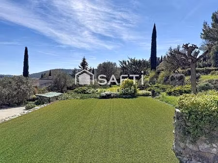 maison 113m² sur 3180m² avec piscine et dépendance à draguignan.