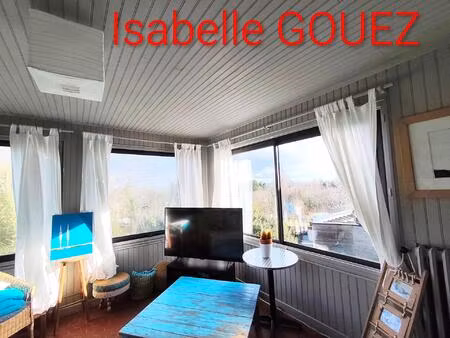 bien avec petite vue mer lointaine quartier cesson