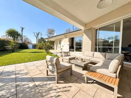 exclusivité : andernos  secteur recherché - villa de plain pied - 5 chambres - garage