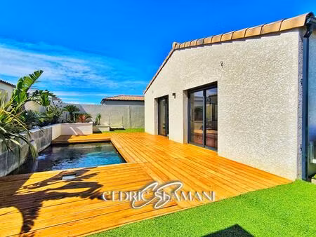 maison 124 m2  3 chambres  salon  cuisine  garage  jardin  terrasse  2 wc  sdb  salle d ea