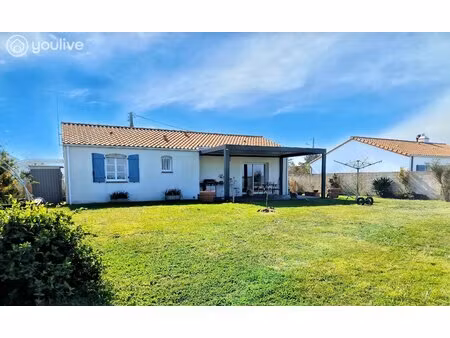 charmante maison de plain-pied de 4 pièces avec vue dégagé sur le marais vendéen