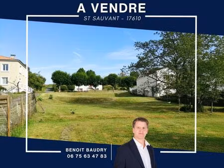 achat terrain 1 022m² st sauvant 17610